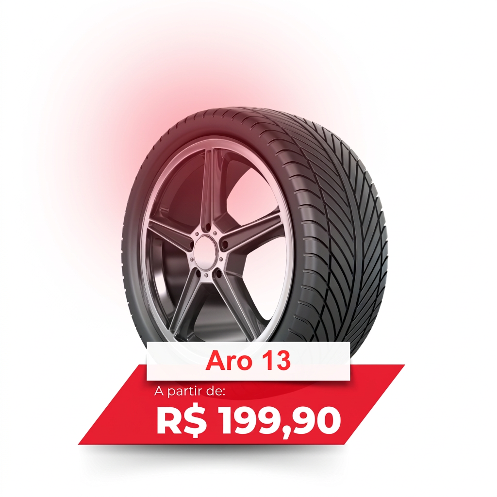 Pneu Importado aro 13 — R$ 199,90